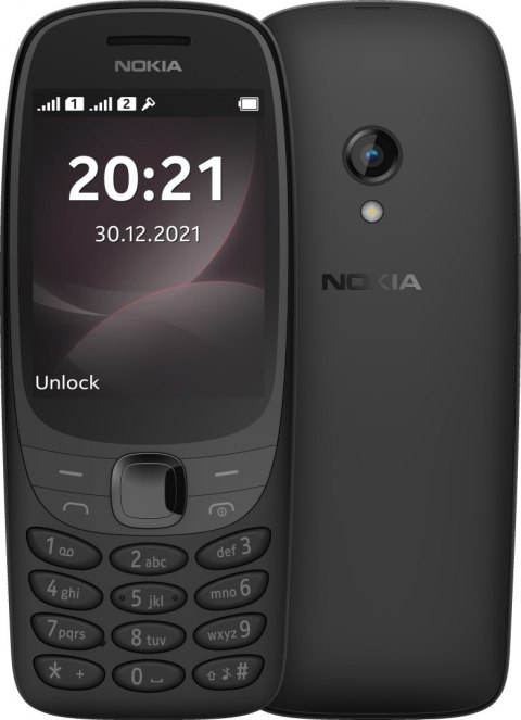 Nokia 6310 TA-1400 Black, 2.8 ", TFT, 0.016 MB, Dual SIM, Nano Sim, 3G, Bluetooth, 5.0, USB version Micro, Built-in camera, Main