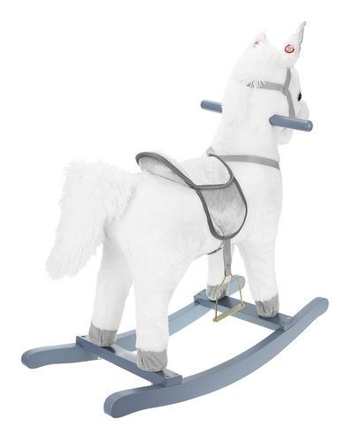 Koń na biegunach 65cm/K9331 biało-srebrny Kruzzel Koń na biegunach 65cm/K9331 biało-srebrny Kruzzel