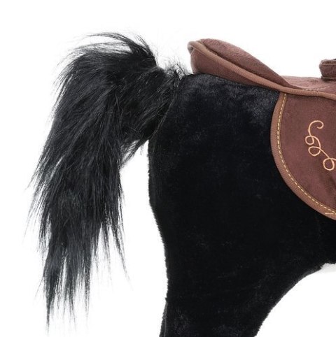 Koń na biegunach 74cm/K9335 czarno-biały Kruzzel Koń na biegunach 74cm/K9335 czarno-biały Kruzzel
