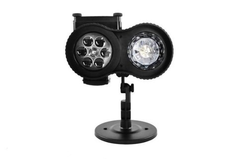 Projektor LED na dom świąteczny fale + 12 slajdów Projektor LED na dom świąteczny fale + 12 slajdów