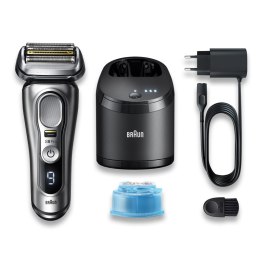 Braun Shaver 9467CC Operating time (max) 60 min, Wet & Dry, Silver