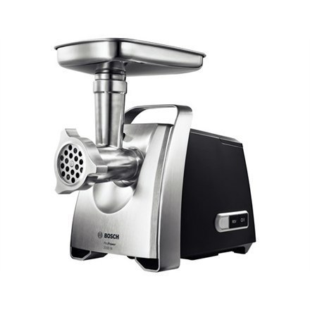 Bosch Meat mincer MFW68660 Black, Throughput (kg/min) 4.3, Kebbe, Sausage horn, Fruit press, Shredding Attachment, 4 barrels, 80