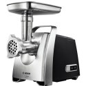 Bosch Meat mincer MFW68660 Black, Throughput (kg/min) 4.3, Kebbe, Sausage horn, Fruit press, Shredding Attachment, 4 barrels, 80