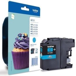 Brother LC123C Ink Cartridge, Cyan