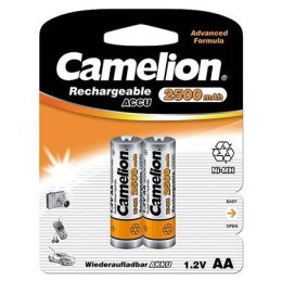 Camelion AA/HR6, 2500 mAh, Rechargeable Batteries Ni-MH, 2 pc(s)