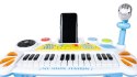 Organy - keyboard z krzesełkiem - niebieskie