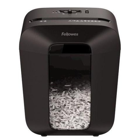 Fellowes Powershred LX50 Black, 17 L, Credit cards shredding, Cross-Cut Shredder, Paper handling standard/output 9 sheets per pa