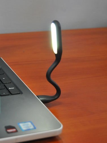 Lampka silikonowa USB - czarna Lampka silikonowa USB - czarna