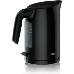 Braun Kettle WK3100BK PurEase Standard, 2200 W, 1.7 L, Plastic, Black, 360° rotational base