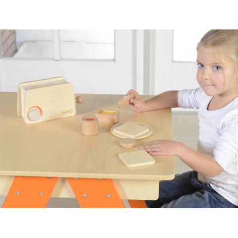 MASTERKIDZ DREWNIANY TOSTER DLA DZIECI KROMKA NÓŻ MASTERKIDZ DREWNIANY TOSTER DLA DZIECI KROMKA NÓŻ