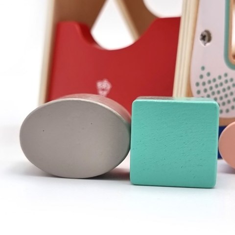 TOOKY TOY DREWNIANY SORTER KSZTAŁTÓW KRÓWKA KLOCKI TOOKY TOY DREWNIANY SORTER KSZTAŁTÓW KRÓWKA KLOCKI