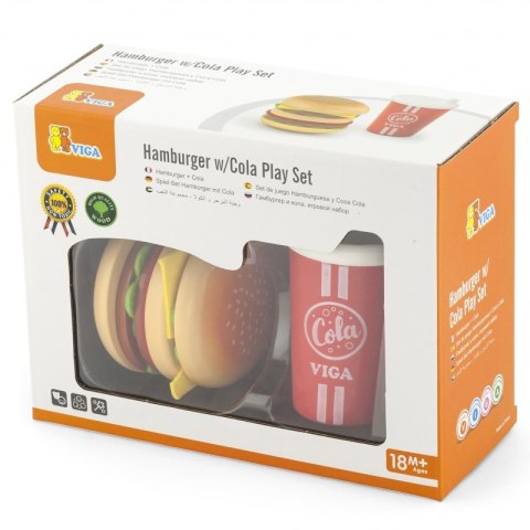 VIGA ZESTAW HAMBURGER I COLA DLA DZIECI VIGA ZESTAW HAMBURGER I COLA DLA DZIECI