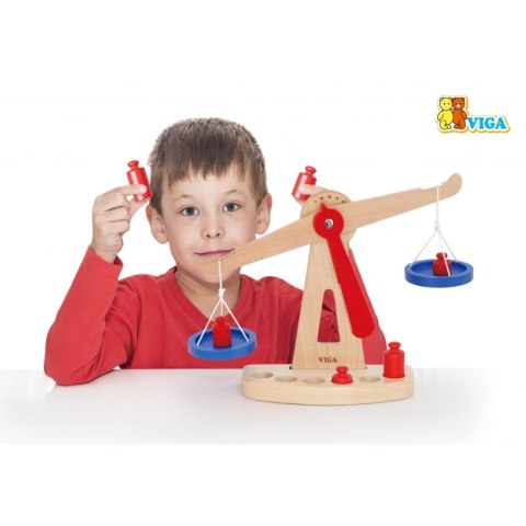 WAGA SKLEPOWA DREWNIANA RÓWNOWAŻNA VIGA TOYS WAGA SKLEPOWA DREWNIANA RÓWNOWAŻNA VIGA TOYS