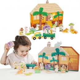 CLASSIC WORLD MAKIETA KLOCKI FIGURKI DZIKIE ZWIERZ