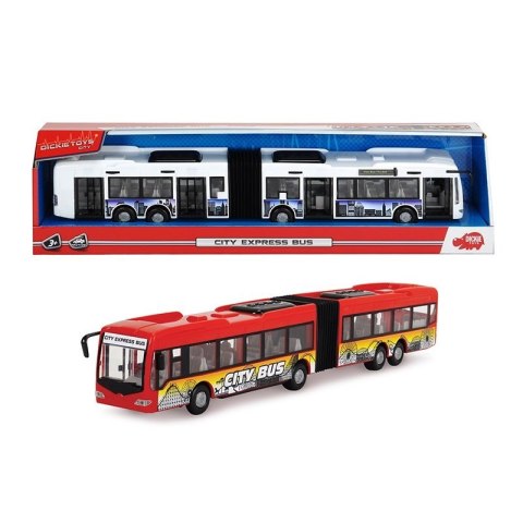 PRZEGUBOWY AUTOBUS CITY EXPRESS CZERWONY DICKIE PRZEGUBOWY AUTOBUS CITY EXPRESS CZERWONY DICKIE