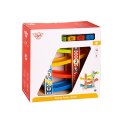 TOOKY TOY DREWNIANY TOR ZJEŻDŻANIA DLA SAMOCHODZIK