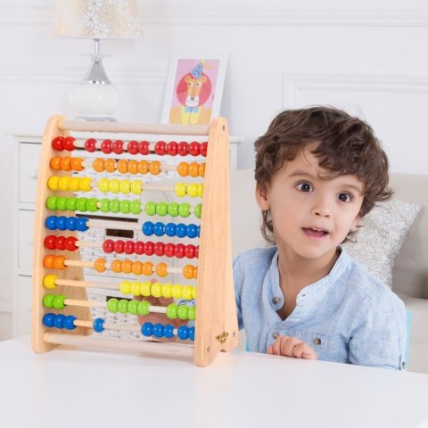 TOOKY TOY DUŻE DREWANIANE LICZYDŁO EDUKACYJNE TOOKY TOY DUŻE DREWANIANE LICZYDŁO EDUKACYJNE