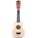 VIGA TOYS DREWNIANA GITARA DLA DZIECI NATURALNA