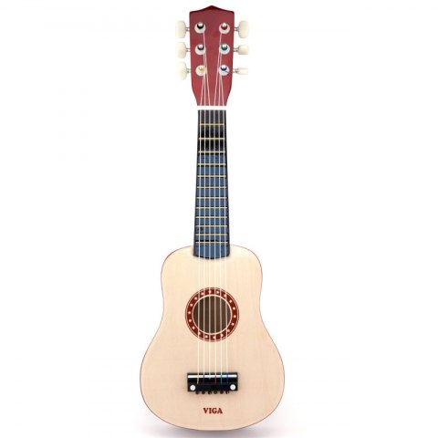 VIGA TOYS DREWNIANA GITARA DLA DZIECI NATURALNA VIGA TOYS DREWNIANA GITARA DLA DZIECI NATURALNA