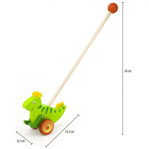 VIGA TOYS DREWNIANY PCHACZ DINOZAUR VIGA TOYS DREWNIANY PCHACZ DINOZAUR