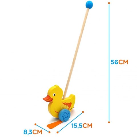 VIGA TOYS DREWNIANY PCHACZ KACZUSZKA VIGA TOYS DREWNIANY PCHACZ KACZUSZKA