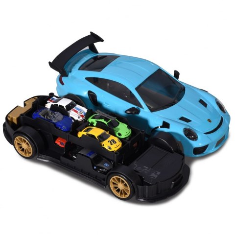 MAJORETTE PORSCHE 911 GT3 RS TRANSPORTER SAMOCHODÓ MAJORETTE PORSCHE 911 GT3 RS TRANSPORTER SAMOCHODÓ