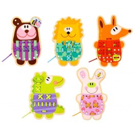 TOOKY TOY DREWNIANA GRA ZRĘCZNOŚCIOWA ZWIERZĄTKA