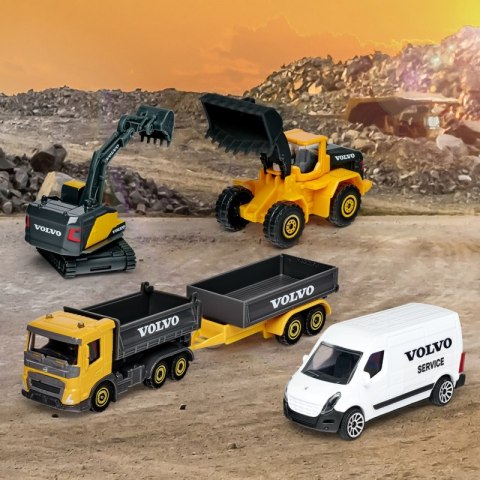 MAJORETTE CREATIX ZESTAW BUDOWLANY VOLVO POJAZDY MAJORETTE CREATIX ZESTAW BUDOWLANY VOLVO POJAZDY