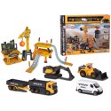 MAJORETTE CREATIX ZESTAW BUDOWLANY VOLVO POJAZDY