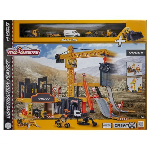 MAJORETTE CREATIX ZESTAW BUDOWLANY VOLVO POJAZDY MAJORETTE CREATIX ZESTAW BUDOWLANY VOLVO POJAZDY