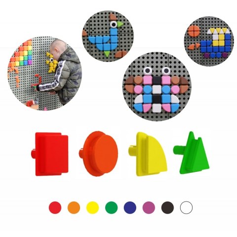 GEOMETRYCZNE LELMENTY 8 KOLORÓW MASTERKIDZ GEOMETRYCZNE LELMENTY 8 KOLORÓW MASTERKIDZ