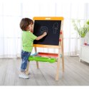TABLICA DWUSTRONNA MAGNETYCZNA KREDOWA STOJĄCA