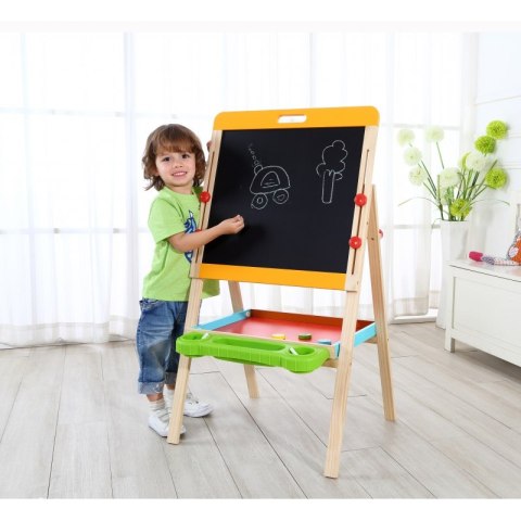 TABLICA DWUSTRONNA MAGNETYCZNA KREDOWA STOJĄCA TABLICA DWUSTRONNA MAGNETYCZNA KREDOWA STOJĄCA