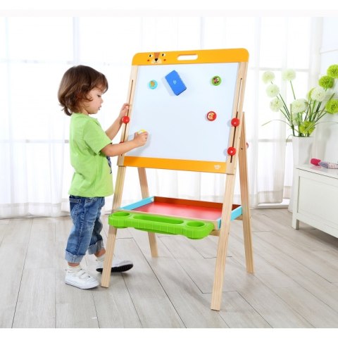 TABLICA DWUSTRONNA MAGNETYCZNA KREDOWA STOJĄCA TABLICA DWUSTRONNA MAGNETYCZNA KREDOWA STOJĄCA