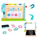TABLICA EDUKACYJNA DWUSTRONNA MAGNETYCZNE ELEMENTY