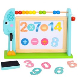 TABLICA EDUKACYJNA DWUSTRONNA MAGNETYCZNE ELEMENTY