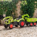 FALK TRAKTOR CLAAS AVEC NA PEDAŁY + PRZYCZEPA