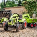 FALK TRAKTOR CLAAS AVEC NA PEDAŁY + PRZYCZEPA