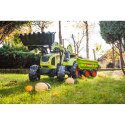 FALK TRAKTOR CLAAS NA PEDAŁY + PRZYCZEPA + ŁYŻKA