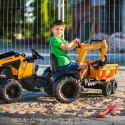 FALK TRAKTOR CASE IH BACKHOE + PRZYCZEPA + ŁYŻKA