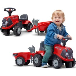 FALK TRAKTOR BABY CASE IH RIDE-ON + PRZYCZEPA +AKC