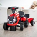 FALK TRAKTOR BABY CASE IH RIDE-ON + PRZYCZEPA +AKC