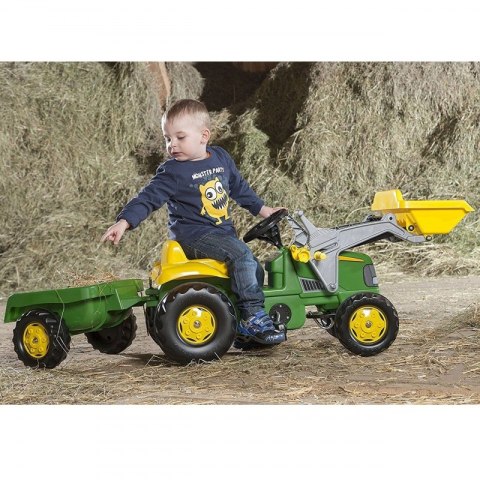 ROLLY TOYS TRAKTOR NA PEDAŁY JOHN DEERE + PRZYCZEP ROLLY TOYS TRAKTOR NA PEDAŁY JOHN DEERE + PRZYCZEP