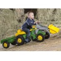 ROLLY TOYS TRAKTOR NA PEDAŁY JOHN DEERE + PRZYCZEP