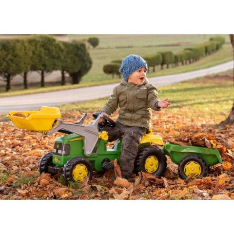 ROLLY TOYS TRAKTOR NA PEDAŁY JOHN DEERE + PRZYCZEP ROLLY TOYS TRAKTOR NA PEDAŁY JOHN DEERE + PRZYCZEP