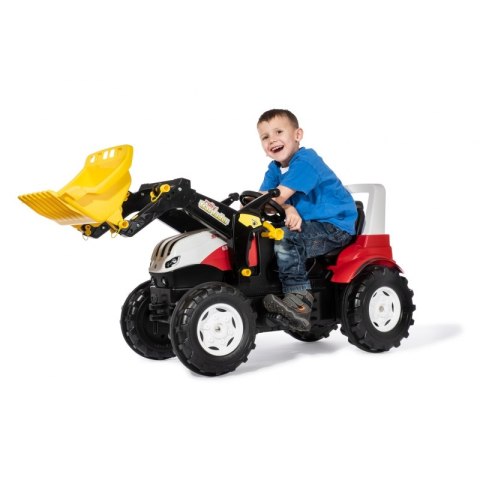 ROLLY TOYS TRAKTOR STEYR TERRUS Z ŁYŻKĄ NA PEDAŁY