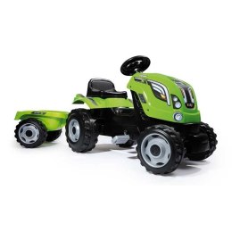 SMOBY TRAKTOR NA PEDAŁY FARMER XL Z PRZYCZEPĄ