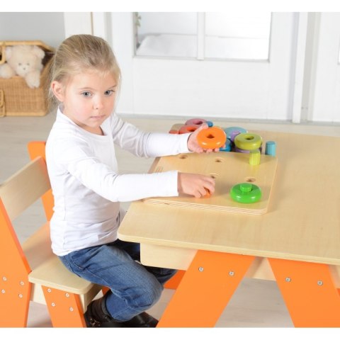 Dopasowywanie Kolorów Sorter Masterkidz Kołeczki i Obręcze Dopasowywanie Kolorów Sorter Masterkidz Kołeczki i Obręcze