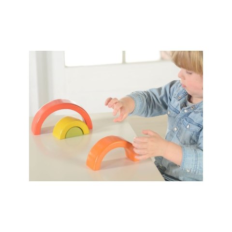 MASTERKIDZ Drewniane Puzzle Układanka Tęcza MASTERKIDZ Drewniane Puzzle Układanka Tęcza