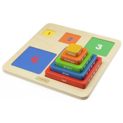 Piramidka Drewniana Edukacyjna Liczenie Kolory Masterkidz Piramidka Drewniana Edukacyjna Liczenie Kolory Masterkidz